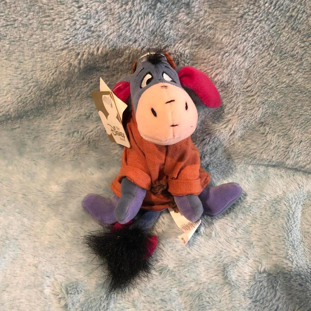 Vintage Disney Friar Eeyore Beanie Toy 