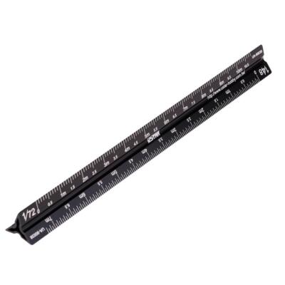 Professional 17cm Triangular Scale Ruler Office School Model Dedicated Ruler