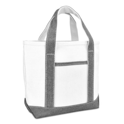 DALIX 14'' Mini Small Cotton Canvas Party Favor Wedding Gift Tote Bag 