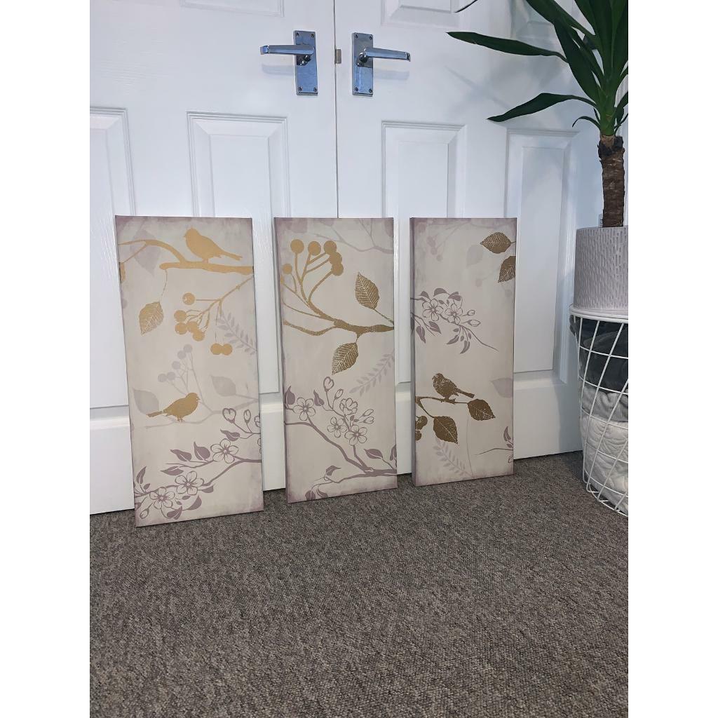 3 piece Dunelm Canvas’s in Barton Hill, Bristol Gumtree