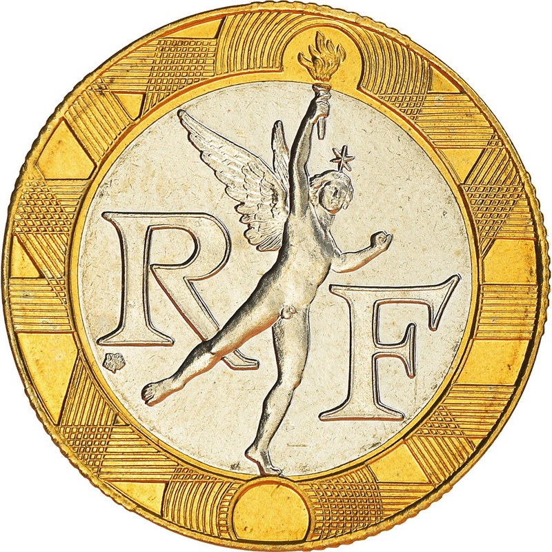 [#183391] Monnaie, France, GÃ©Nie, 10 Francs, 1998, Paris, Fdc, Bronze-Aluminium