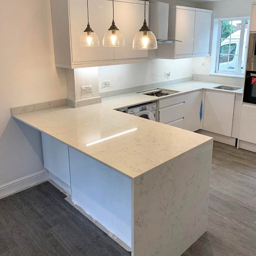 Bianco Carrara Quartz Sale Best Kitchen Worktop at Cheap Price London