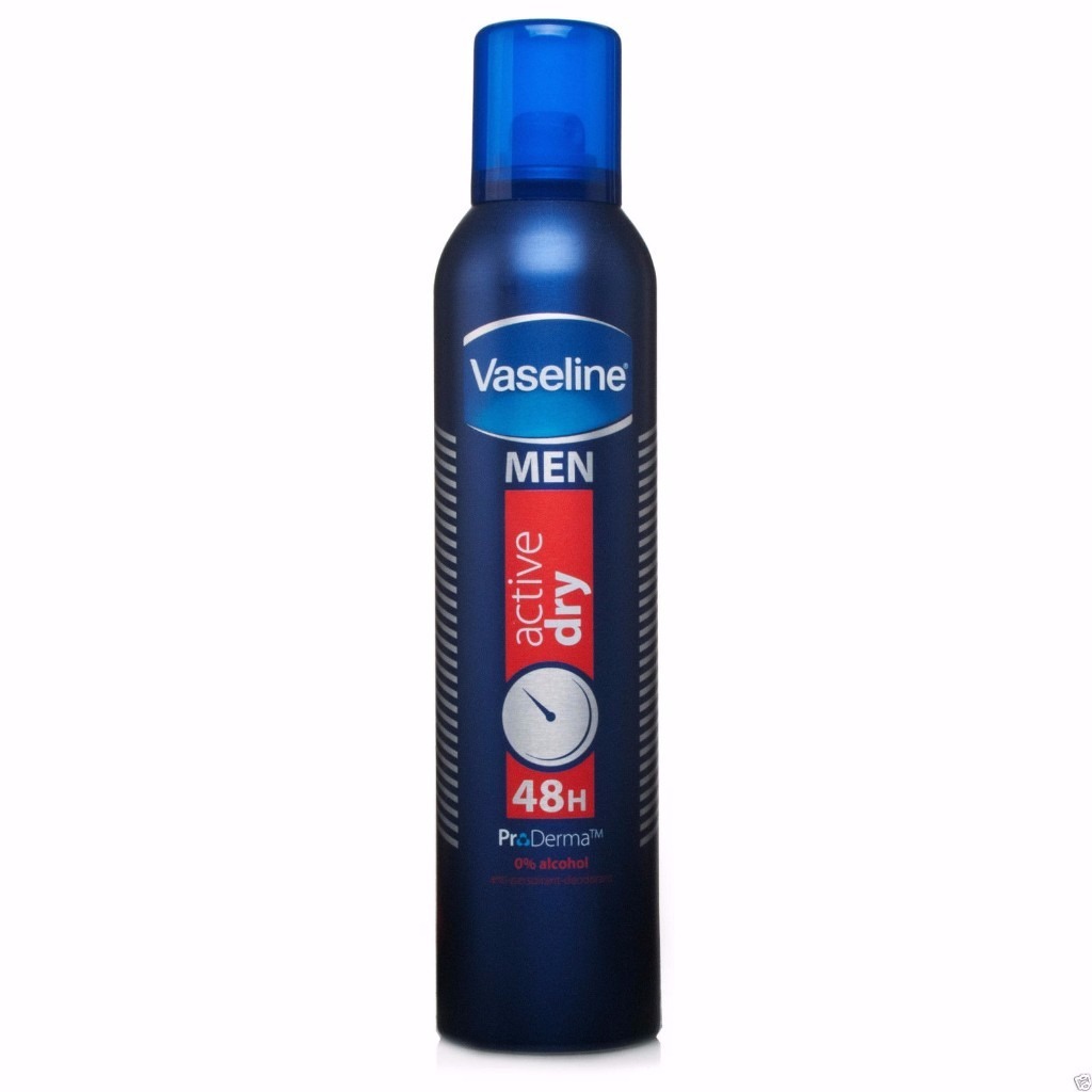 Vaseline Men Active Dry Anti-Perspirant Deodorant Spray 250ml | in