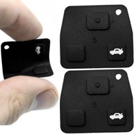 2x Gummi matte Tastenfeld Auto Schlüssel Tasten...
