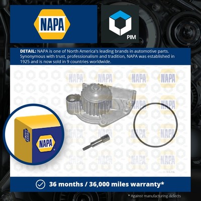 Water Pump fits ROVER 211 RF 1.1 98 to 99 11K2D Coolant NAPA GWP333 PEB10051 New