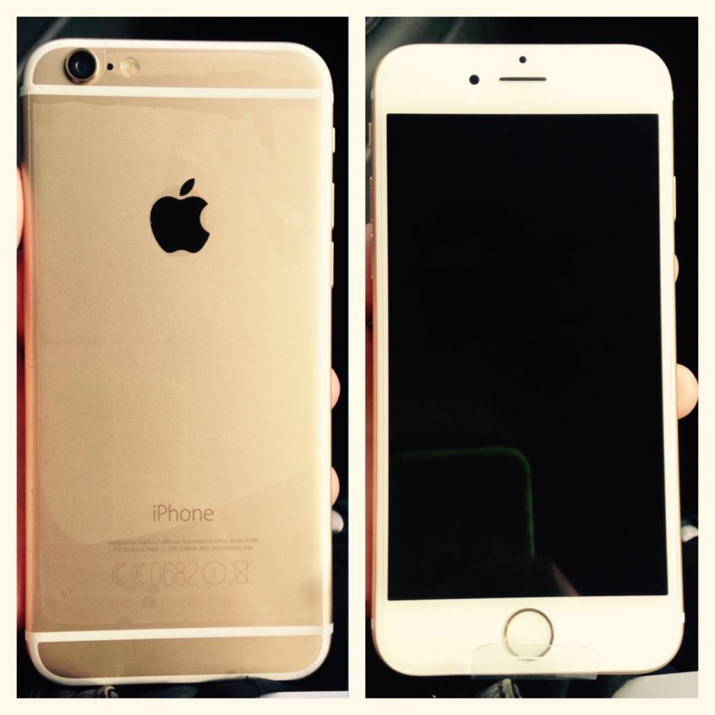 Iphone 6 Gold And White
