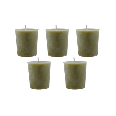 Bayberry Wax And Beeswax Traditional Votive Candle Pack - 5 or 10
