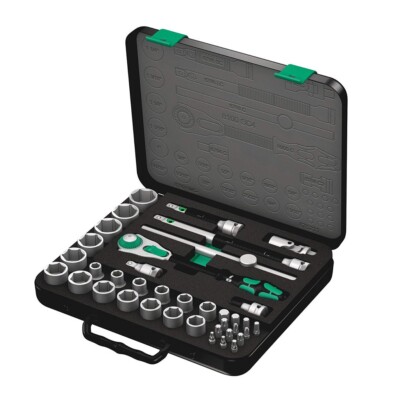Wera 5003647001 Zyklop 8100 SC 4 1/2-Inch SAE Ratchet Set, 38-Piece