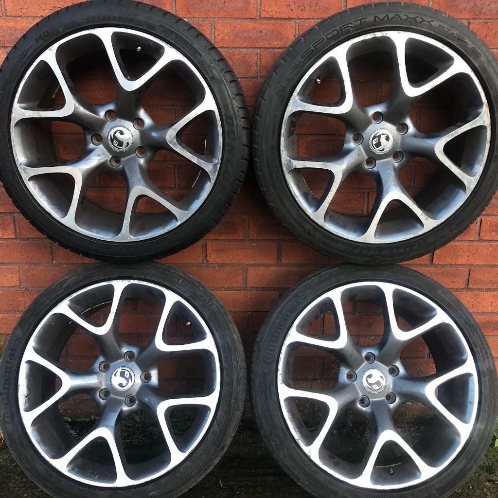 18 inch alloy wheels & tyres Vauxhall Astra J / K GTC Opel alloys rims
