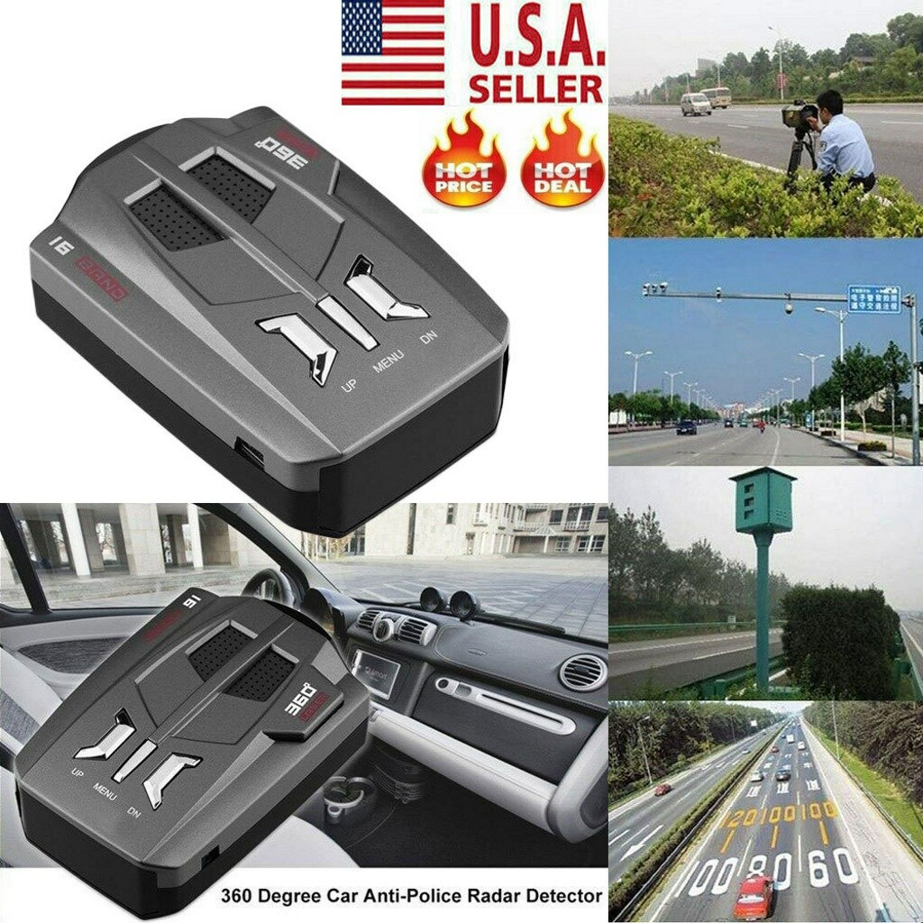 Car Trucker Speed Voice Alert Warning V9 Laser Radar ...