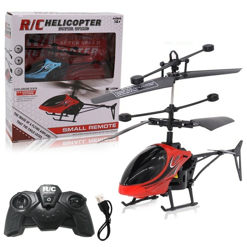 Mini Ferngesteuerter Helikopter Hubschrauber Spielzeug Geschenk inkl Batterien