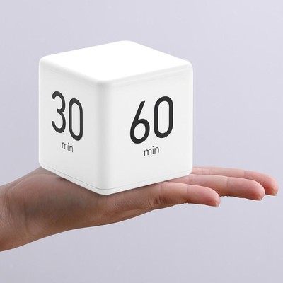 Cube  Digital , White Exercising Cooking  w/ LED Display, Kids  Exercise