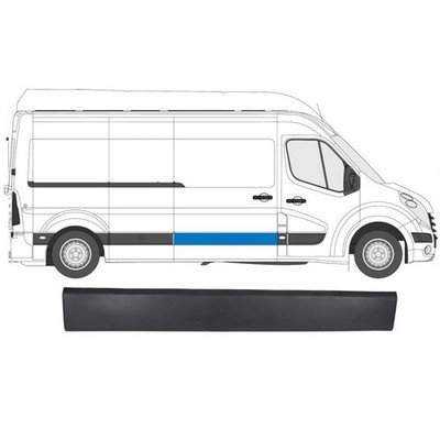 Moulure latérale de porte latérale pour Renault Master 2010- / Droite