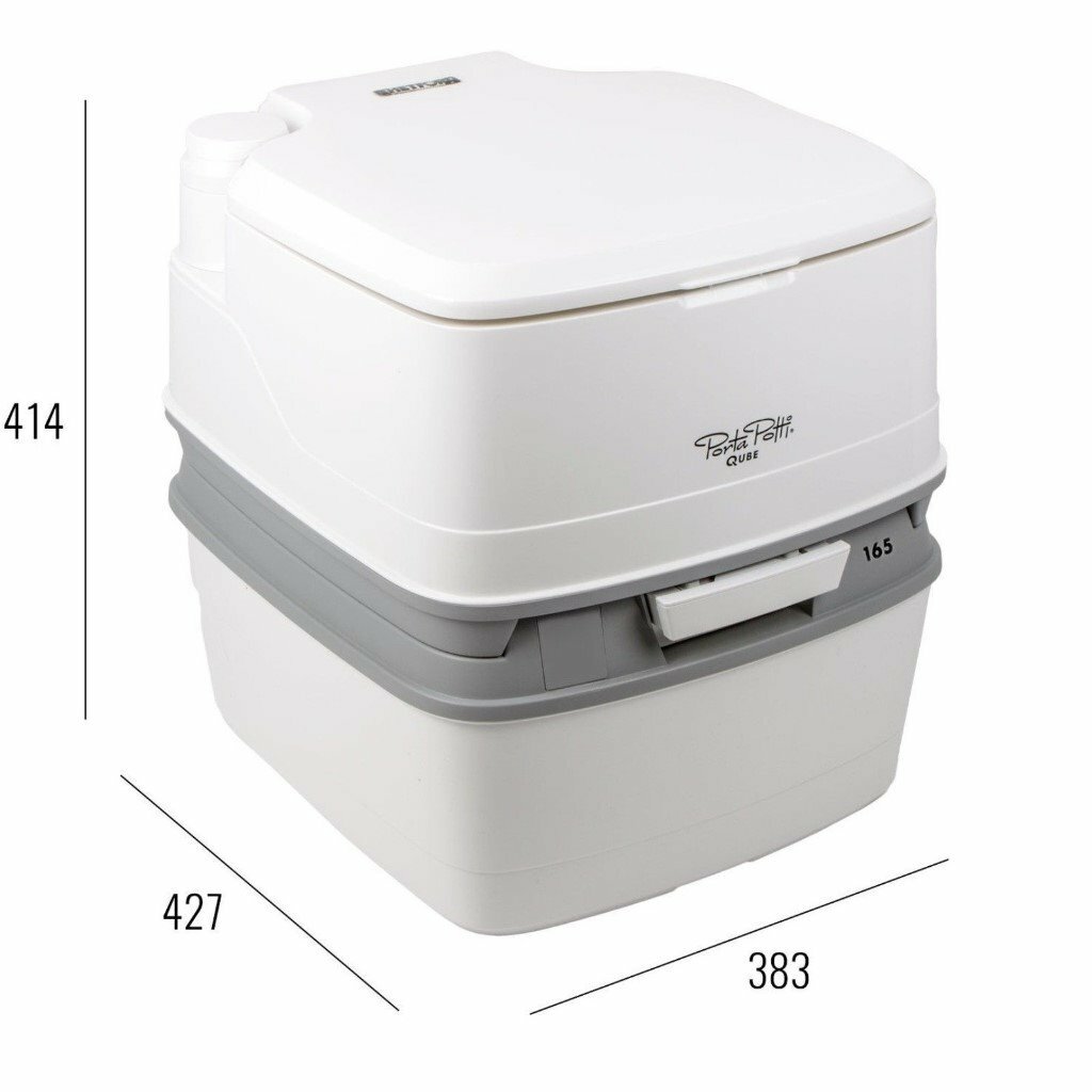 PORTA POTTI Portable Camping Chemical Travel Toilet Loo Thetford Qube