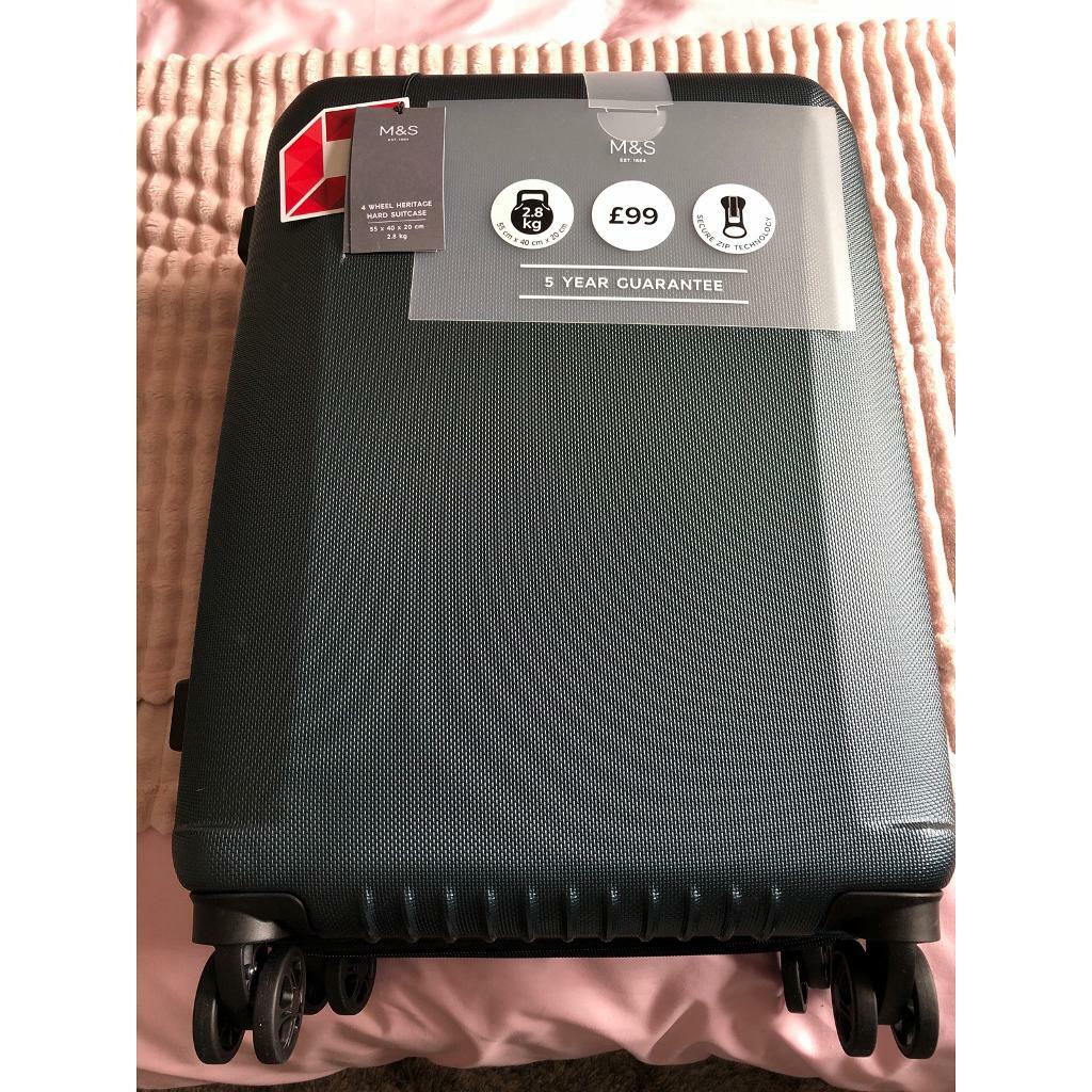 marks and spencer heritage 4 wheel cabin suitcase