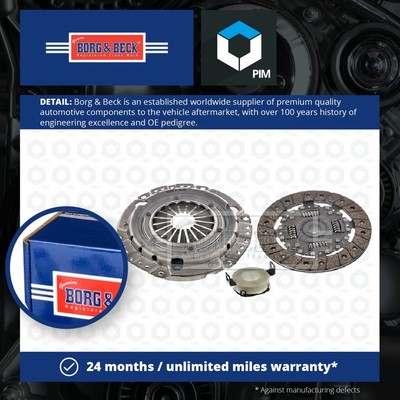 Clutch Kit 3pc (Cover+Plate+Releaser) fits SKODA FELICIA 6U 1.6 95 to 01 AEE B&B