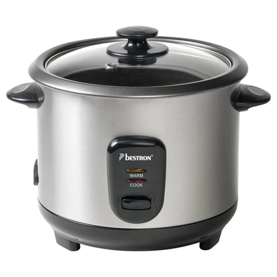 Bestron ARC280 RVS Rijstkoker met Stoomschaal - 2100 Gram Rijst Rijstpan Koker