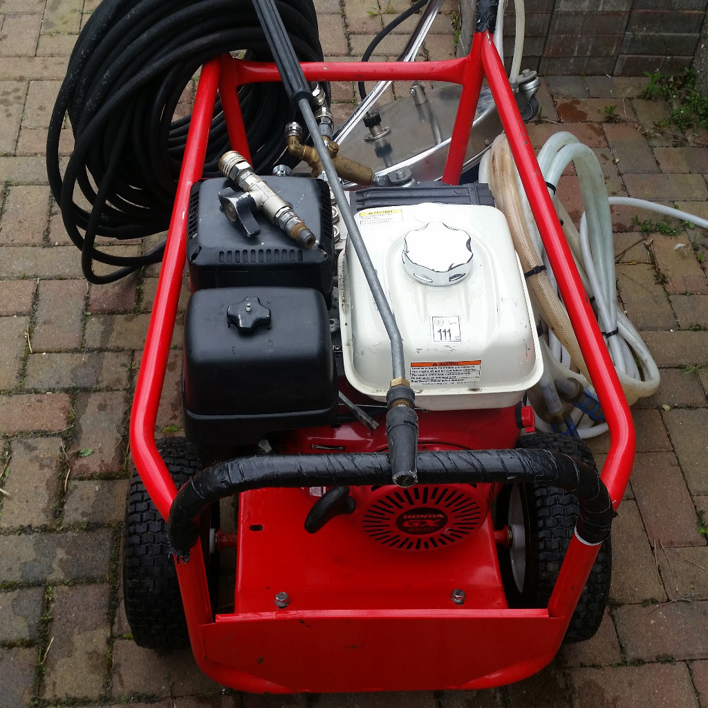 Honda GX390 Pressure Washer Surface Cleaner and Hoses in Penicuik, Midlothian Gumtree
