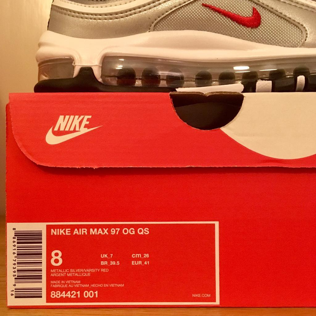 nike air max 97 silver 39 nike air max 97 silver 39