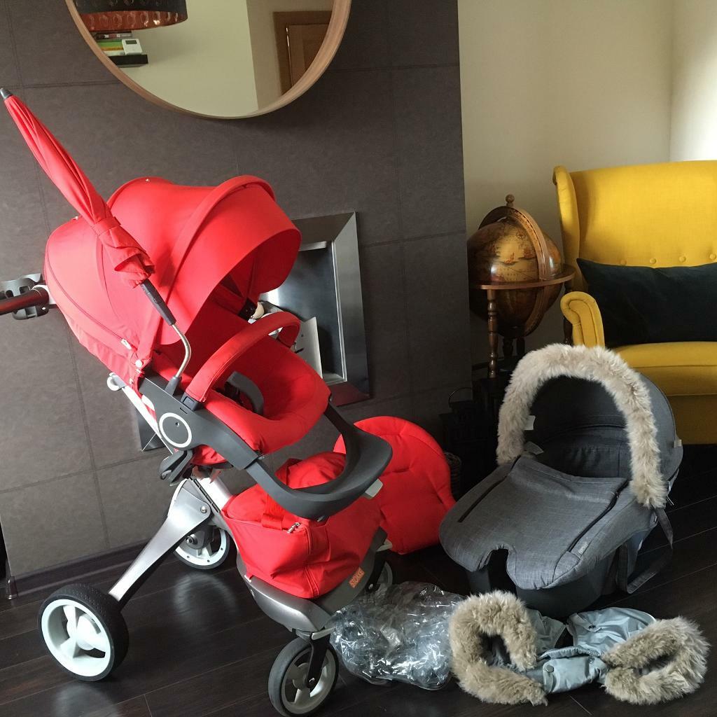Stokke Xplory V4 big set in very good condition clean and ready for new