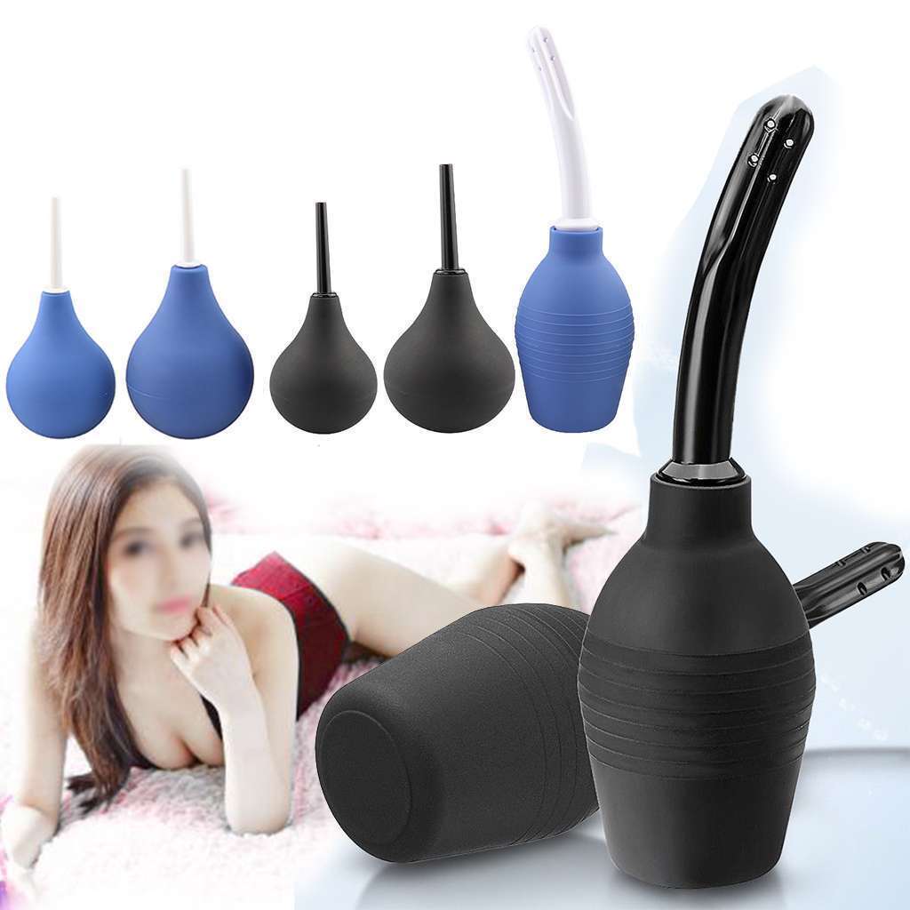 310ml Anal Vaginal Bulb Douche Colonic Irrigation Rubber Enema Bag Cleaner kit