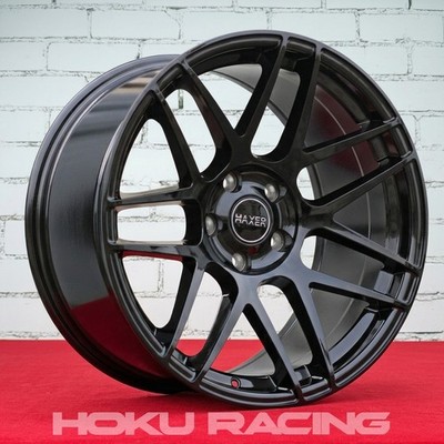 4X 19" HAXER HX020 5X120 wheels concave BL 9J 10J ET30 BMW F06 F10 F30 E90 F36