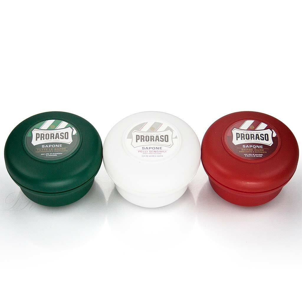 PRORASO Rasierseife Tiegel Mix 3x 150ml