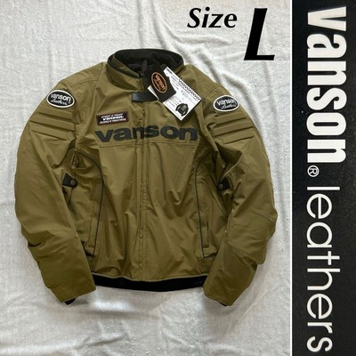 Regular Vanson Vs23111W Br L Size 3 Season Compatible Nylon Jacketproof Fabric T