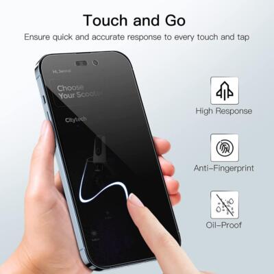 For iPhone SE 2024/SE3/3rd 2020 Privacy Tempered Glass Anti-Spy Screen Protector