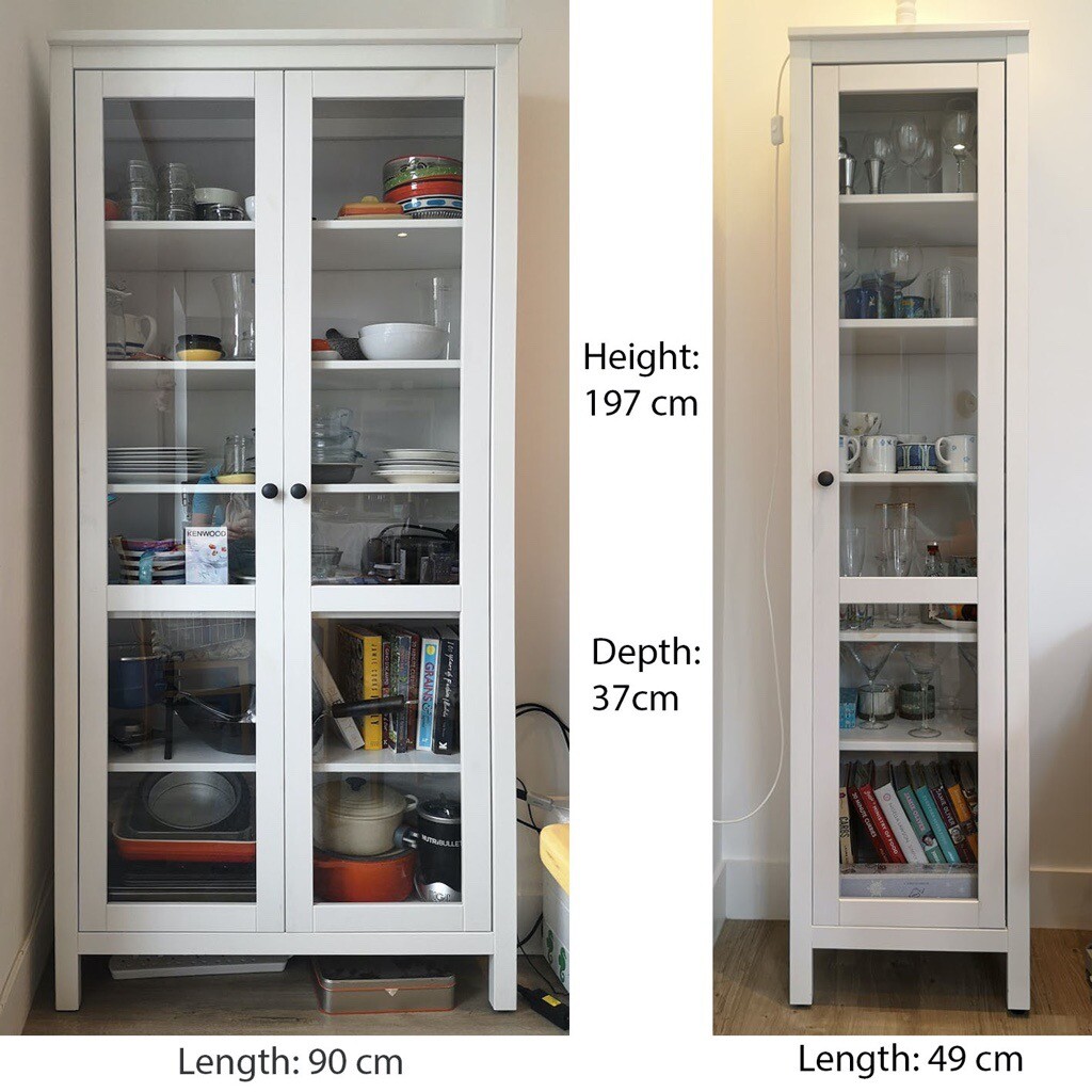Hemnes Ikea Bookcases with glass door in Kilburn, London Gumtree