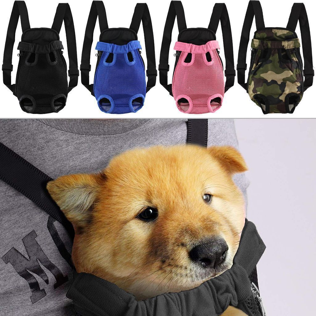 Pet Carrier Backpack Adjustable Pet Front Cat Dog Carrier Travel Bag Legs Out