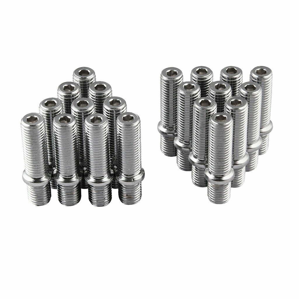 20pc M12x1.5 Extended Wheel Stud Conversion Tall Lug Bolts / Screw Adapter Kit eBay
