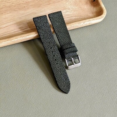 Quick Release Stingray Watch Strap, Flat Men Stingray Watch Band, 16mm - 24mm