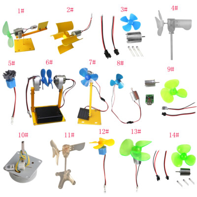 DIY Mini Dc Motor Vertical Micro Wind Turbines Blades Generator Set Kit JH PLTS