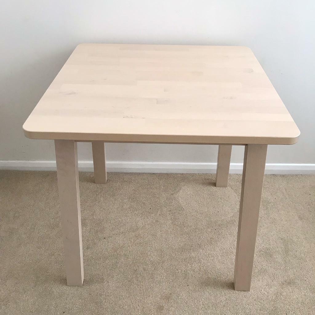 Ikea dining kitchen table NORRÅKER - solid birch - great condition | in