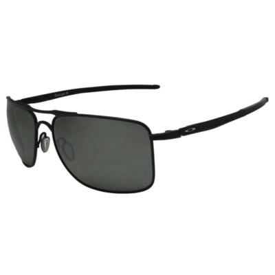Oakley OO 4124-02 Polarized Gauge 8 L Matte Black Prizm Iridium Lens Sunglasses