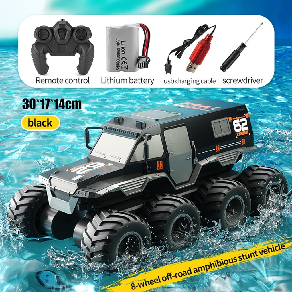 Q137 RC Car 8-Wheel 2.4G Off-Road Climbing Vehicle All Controlled Gift Toys RTR