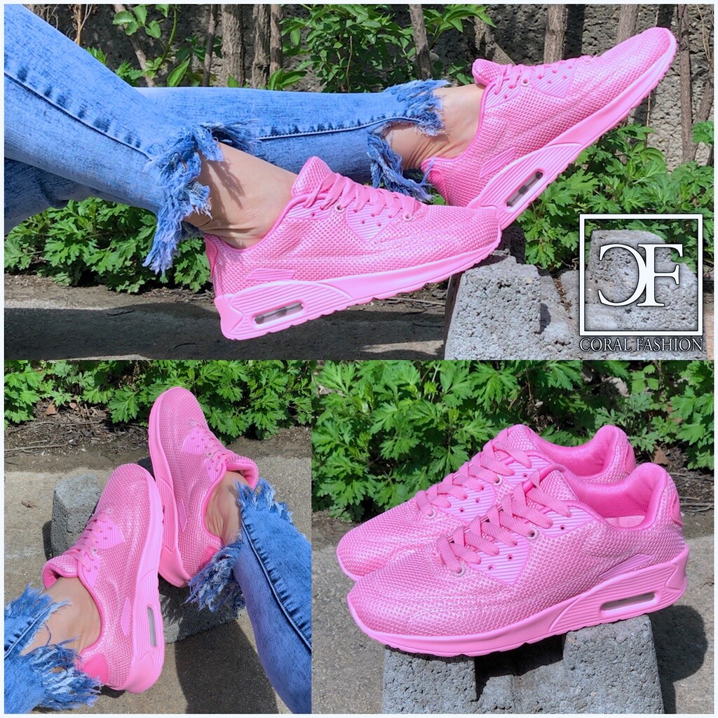 Leichte "TEX" LUFT Sportschuhe / Sneakers ROSA