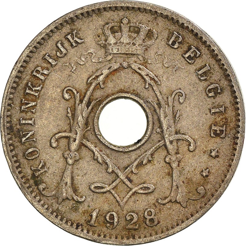 [#920631] Monnaie, Belgique, 5 Centimes, 1928
