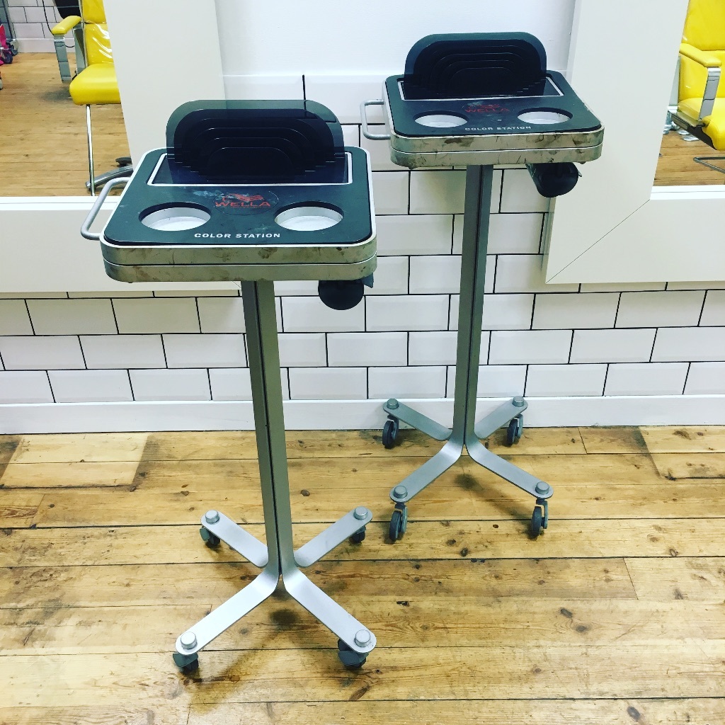 Wella Colour Station III x 2 Hairdressing, Hair, Salon, Trolley in