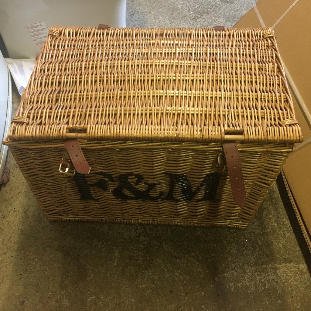 F & M empty hamper basket in Stirling Gumtree