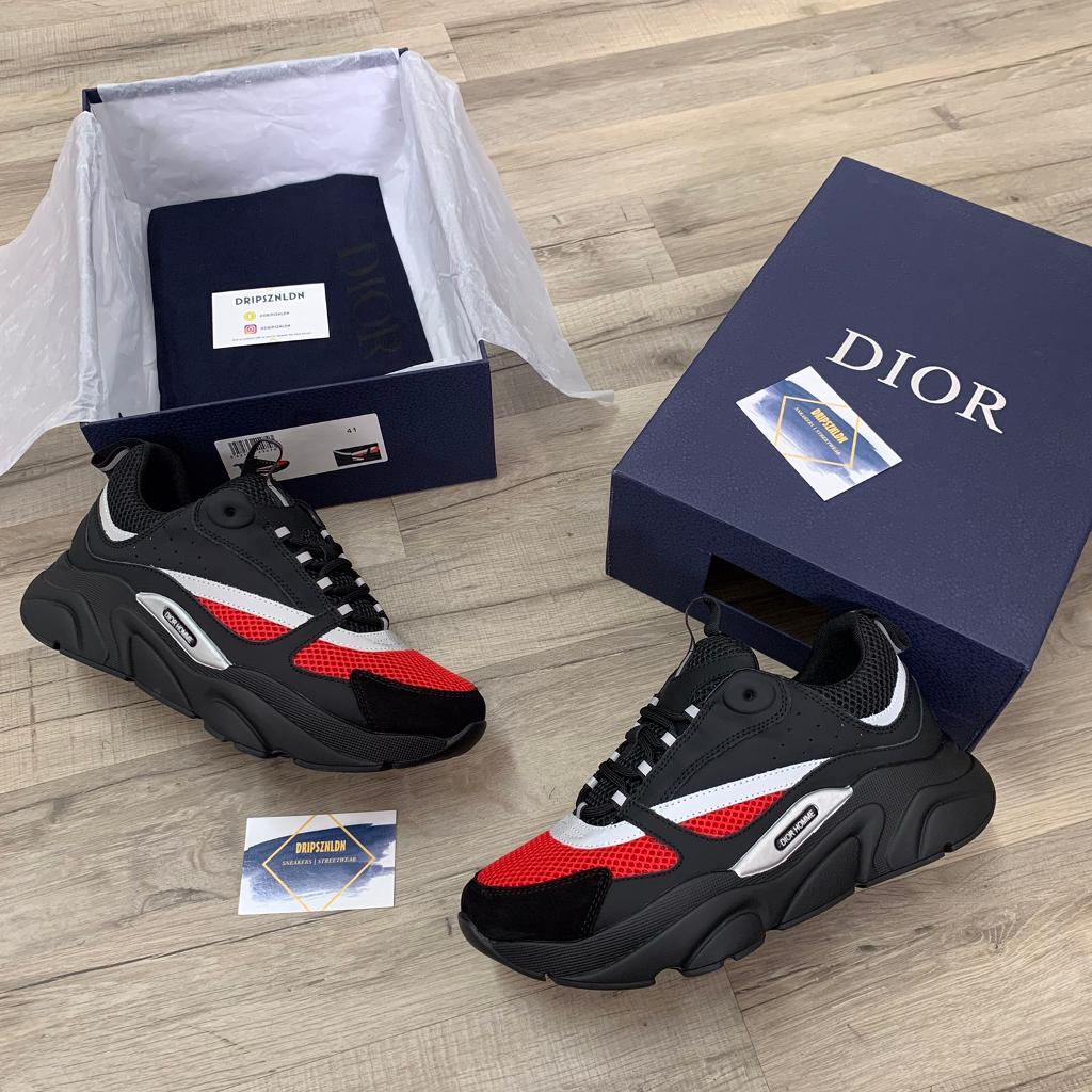 dior b22 black red