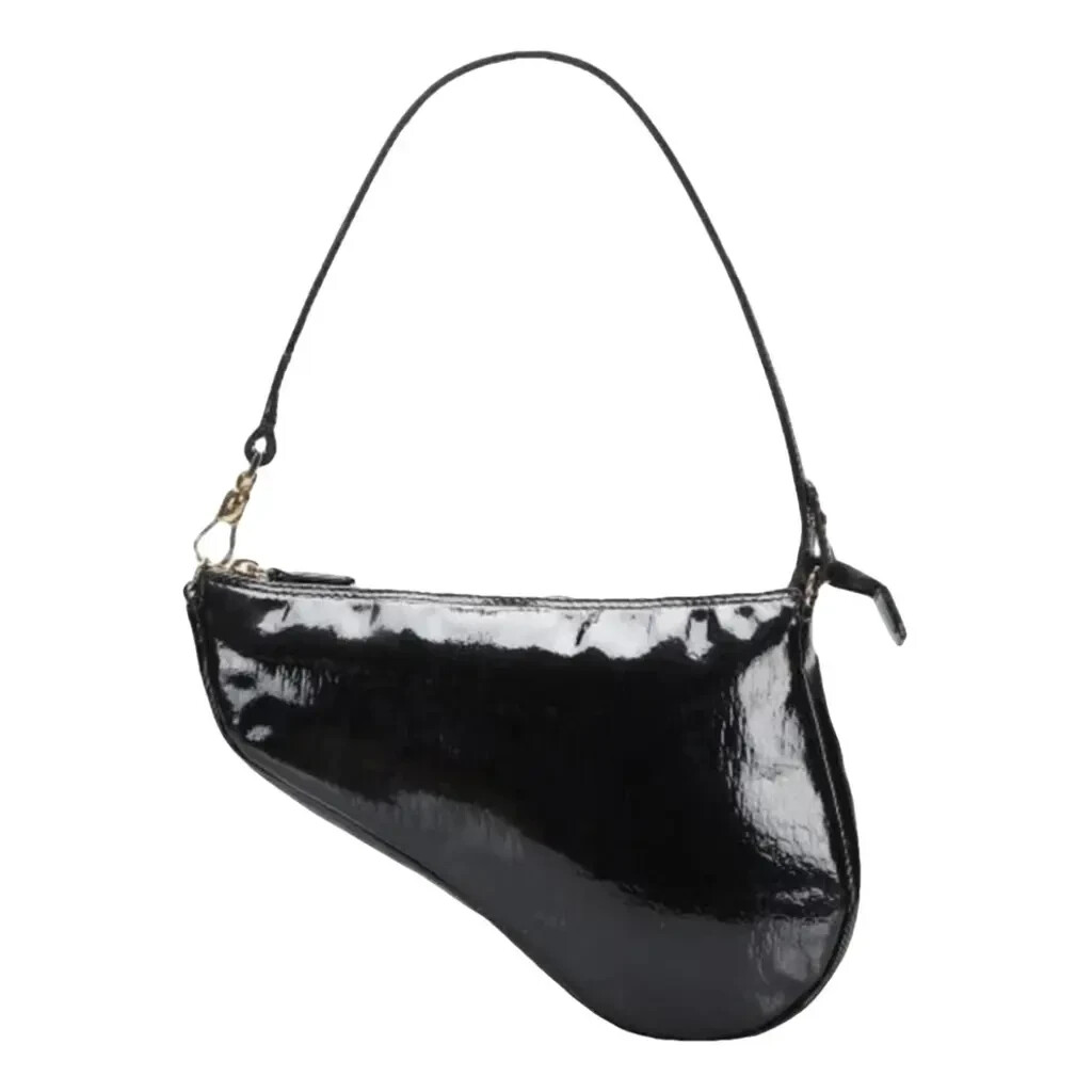 [極美品] DIOR SADDLE MINI PLUG コインケース ポーチ 黒 極美品] DIOR SADDLE MINI PLUG コインケース ポーチ 黒