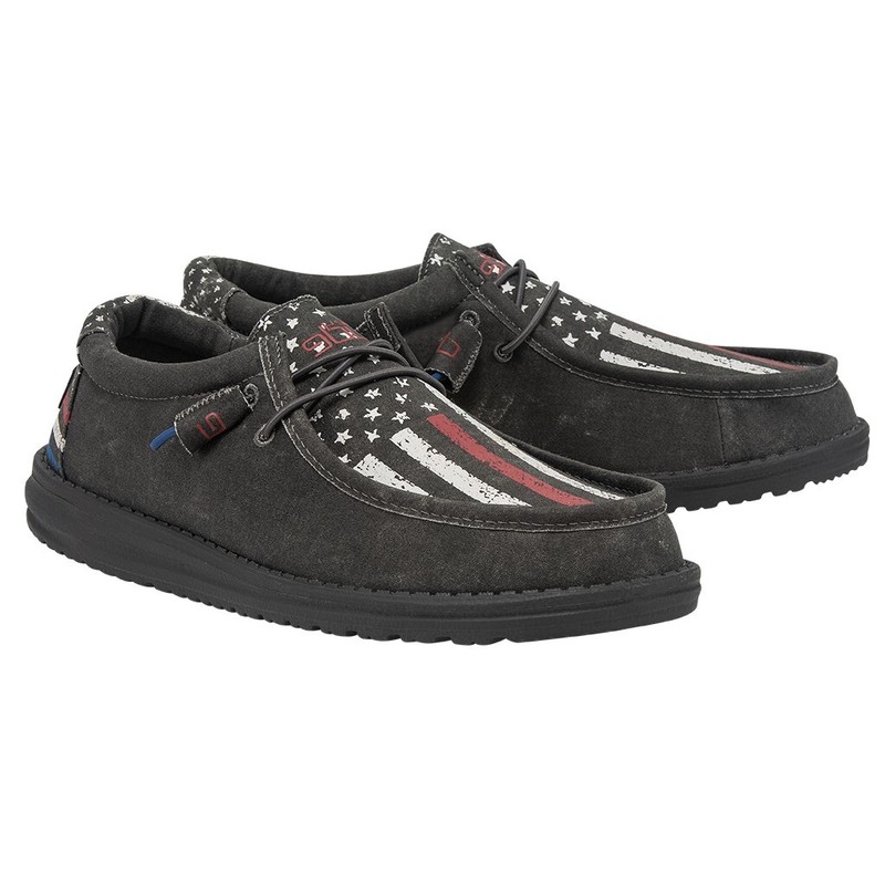 Hey Dude Men's Wally Stretch American 