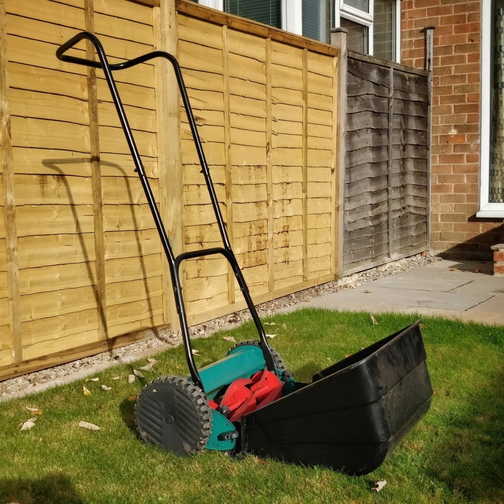 Bosch AHM 38 G Manual Garden Lawn Mower in Harrogate, North Yorkshire