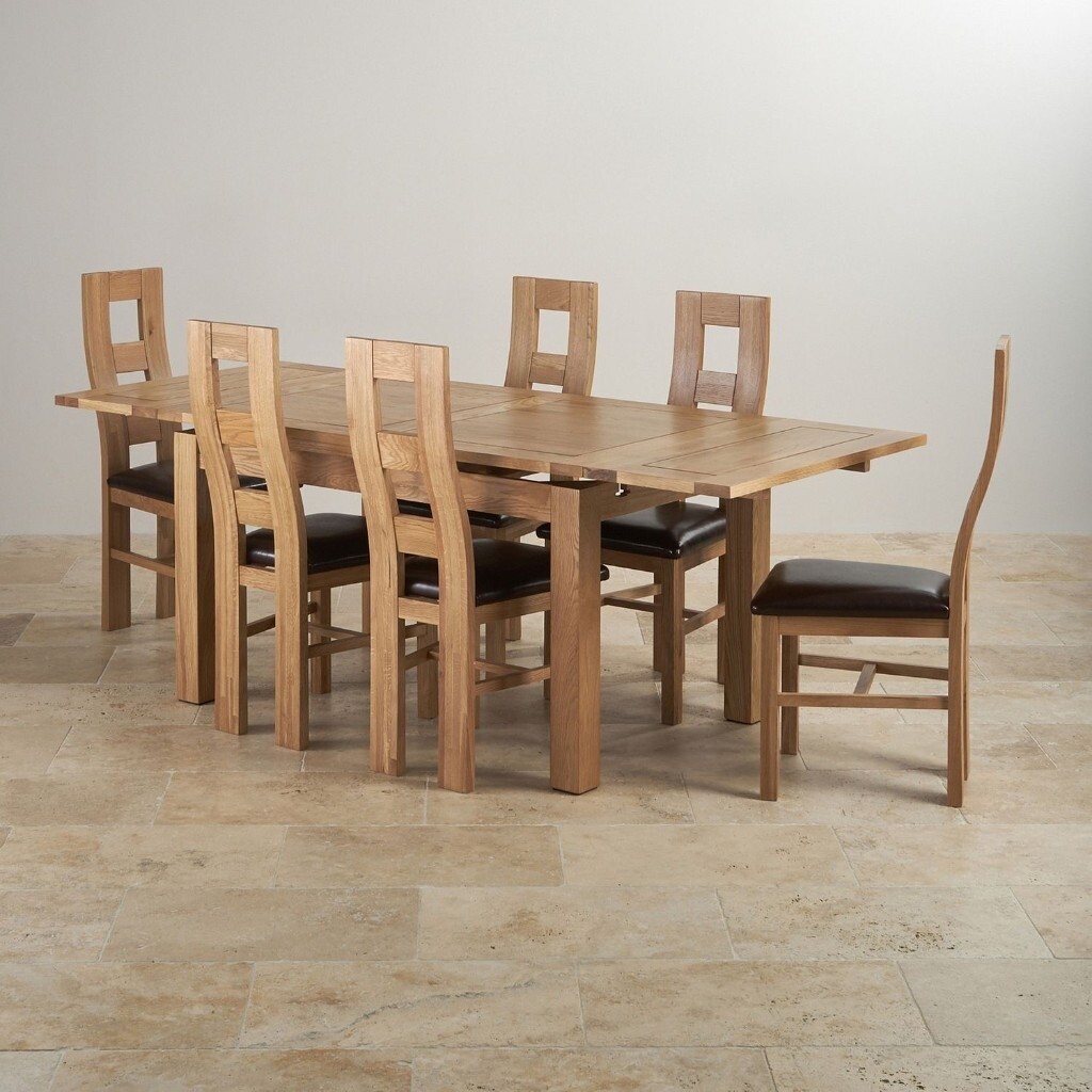 Oak expandable dining table and 6 chairs in Lewisham, London Gumtree