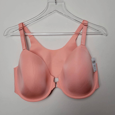SOMA VANISHING 360 Perfect Coverage Front Close Bra Peach Amber 38DD NWT