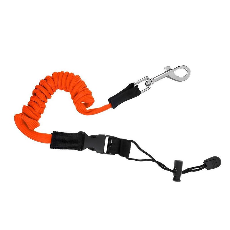 Kayak Leash Cord Paddle Leash Accessories With Carabiner Fishing Kayak Cord
