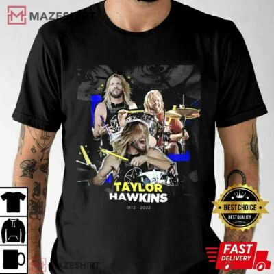 Taylor Hawkins Foo Fighters 1972-2022 Gift For Fan Men T-shirt S-3XL Cotton