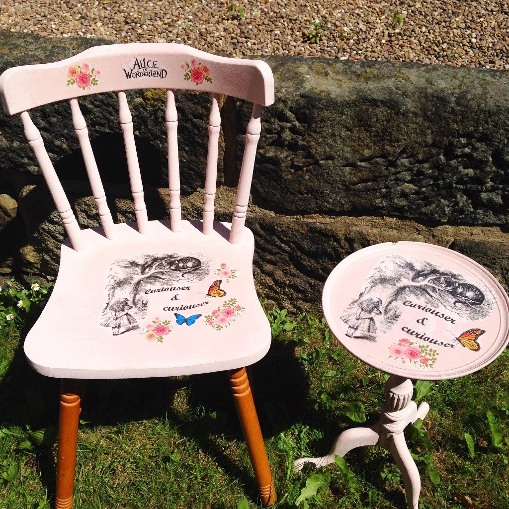 Alice In Wonderland Pink Wooden Chair In Otley West Yorkshire Gumtree